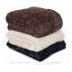 100 Percent Polyester Microplush Throw Blanket Shrink Resistant High Warmth Retention