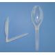Folding plastic spoon