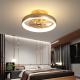 36W Modern Light luxury ceiling fan lamp simple invisible bedroom dining room living room children's room fan lamp
