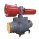 API 6D Casting Trunnion Top Entry Ball Valve Manual / Actuated Operation