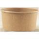 ZEEHENG Round Kraft Cardboard Salad Bowl 1500 ml 184x161x66 cm