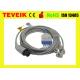 5 leads ECG cable with snap ,AHA,round 6pin for Mindray patient monitor, Medical ECG cable