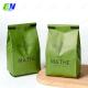 12oz Coffee Bag Food Grade Matte Finish Black Packaging With Zip And Valve