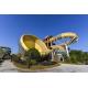 Adult Fiberglass Water Slides 16m Height 4 Persons / Time 42*60m Floor Space for