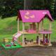 Children ISO9001 Castle Wooden Doll House Toys Barbie Dream House