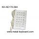 Water proof USB Industrial Metal Keypad with customized 26 Keys layout