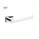 Zinc Wall Mounted Bathroom Accessories single roll paper holder chrome rectangle design OEM ODM
