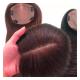 Silk Base Human Hair Toppers Lace Toupee for Women Virgin Hair Straight Toppers