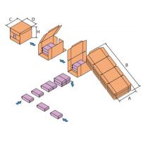 380V  Food Packaging Systems Custom Capacity Side Push Box Packing Machine