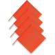 High Visiblity Orange Road Safety Flags Garden Flag Pole For Truck Loads Towing