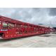 3 Axle Car Carrier Vehicle Transportation Lowbed Semi Trailer with Air Suspension System