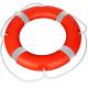 OEM Emergency Rescue Equipment Life Buoy Rings With Fluorescent Reflective Strip