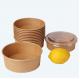 Buy Wholesale China Disposable 1000ml Factory Kraft Paper Bowl Food Packaging Snack Containers