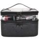 Ladies Double Layer 8.86*6.5*5.9IN PU Cosmetic Bag
