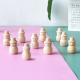 Unfinished Wood Christmas Tree Snowman, DIY Natural Wooden Xmas Tree for Arts and Crafts Children Graffiti Drawing Tool