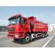 50T SHACMAN Tipper Truck F3000 6x4 380hp EuroII Red Right Side Dumper Truck