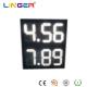 8.88 Format Led Gas Price Sign With 2 Rows , Led Fuel Price Sign Waterproof