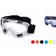 Anti Scratch Medical Safety Goggles Transparent Polycarbonate Material Dust Proof