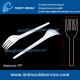 disposable plastic fast food fork,fruit fork,bread fork,made of plastic pp mould