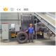 Big Capacity Tire Recycling Production Line / Automatic Double Shaft Shredder
