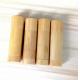 Screen Printing Bamboo Lipstick Tube With Powder Brush OEM / ODM Acceptable