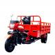 300cc Motorcycle Tricycle Red Body 3 Wheel Cargo Standard Size 12V for Global Market