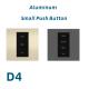 Controlling Lamp Metal Wall Switch RS485 Protocol 86mm Type Small Button Switch