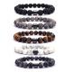 Best Gift 8mm Handmade Beads Bracelets Personalized Custom Couple