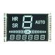 Negative 6 O' CLOCK Transmissive Monochrome PIN Hair Removal Device Screen