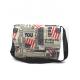 420D Polyester Travel Messenger Bag Pouch With Printing / Embroidery Logo
