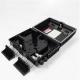 16 Core Fiber Optic Termination Box , Black Optical Termination Box Waterproof