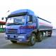 20 - 28 Tons Heavy Duty Fuel Carrier Truck , Gasoline / Liquid Chemical Tanker Truck