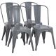 Stackable Trattoria Stackable Restaurant Chairs Indoor Outdoor Solid Back