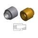 Partial / Full Knurled Brass Swage Standoffs Electronic Fasteners Brass / Aluminum