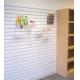 Plastic Garage Wall Panels With Three Gaps / Marble Pvc Wall Cladding
