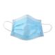 3 Ply Non Woven Disposable Face Mask Anti Dust 17.5*9.5cm Blue With CE/FDA