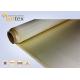 Brown High Temperature Fiberglass Cloth 0.65mm Extreme For Fireproof Curtain