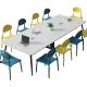 Office Furniture Conference Workbench Steel Frame Training Negotiation Table Set