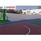 ISO Synthetic Basketball Court Flooring Iscolour Resistance