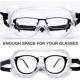 Face Cover Protective Safety Glasses Anti Droplet Fog Resistant Soft PVC Frame Lenses