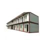 Light Steel Frame Galvanized 2 Bedroom Prefabricated Container Office for Mobile Work