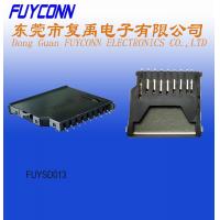 Black Insulation 10V SD Card Push Connector For Card Reader