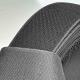 Black 40mm*380mm Elastic Hook And Loop Strap OEM Elastic Loop Tape