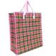 fashion new design pp shopping zip bag package large shopper woven material bag