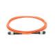 Multimode OM2 MPO trunk cable Female to Female 12 core Low insertion loss