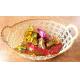 Stiffened Cotton Crochet Small Decorative Lace Doily Bowl Basket Handicraft Wastepaper Wed