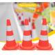 2.3kg 70cm  PVC Traffic Cones 28 Safety Cones With Reflective Tape