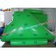 Green color Inflatable small water iceberg Toys durable commercial grade PVC tarpaulin