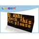 P3 Yellow Color Programmable Scrolling Led Sign Wireless Controller System