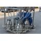 Electric Mobile Milking Unit Double Bucket Milking Machine With 2.2 Kw Motor